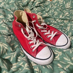 Red High Top Converse